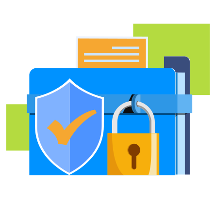 Files on endpoint protected by cyberlocker and shield